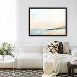 Shop Open Sky Over Water Canvas Art Print-Abstract, Horizontal, Neutrals, Rectangle, View All, WA-framed wall decor artwork