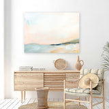 Shop Open Sky Over Water Canvas Art Print-Abstract, Horizontal, Neutrals, Rectangle, View All, WA-framed wall decor artwork