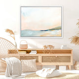 Shop Open Sky Over Water Canvas Art Print-Abstract, Horizontal, Neutrals, Rectangle, View All, WA-framed wall decor artwork