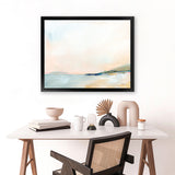 Shop Open Sky Over Water Art Print-Abstract, Horizontal, Neutrals, Rectangle, View All, WA-framed painted poster wall decor artwork