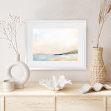 Shop Open Sky Over Water Art Print-Abstract, Horizontal, Neutrals, Rectangle, View All, WA-framed painted poster wall decor artwork