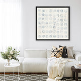 Shop Circles on White (Square) Canvas Art Print-Abstract, Neutrals, Square, View All, WA-framed wall decor artwork