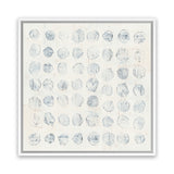 Shop Circles on White (Square) Canvas Art Print-Abstract, Neutrals, Square, View All, WA-framed wall decor artwork