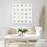 Shop Squares on White (Square) Canvas Art Print-Abstract, Neutrals, Square, View All, WA-framed wall decor artwork