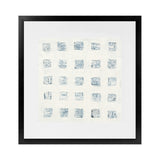 Shop Squares on White (Square) Art Print-Abstract, Neutrals, Square, View All, WA-framed painted poster wall decor artwork