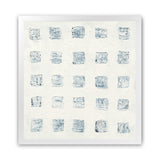 Shop Squares on White (Square) Art Print-Abstract, Neutrals, Square, View All, WA-framed painted poster wall decor artwork