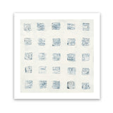 Shop Squares on White (Square) Art Print-Abstract, Neutrals, Square, View All, WA-framed painted poster wall decor artwork