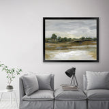 Shop Cool April Day Art Print-Abstract, Brown, Green, Horizontal, Landscape, Rectangle, View All, WA-framed painted poster wall decor artwork