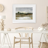 Shop Cool April Day Art Print-Abstract, Brown, Green, Horizontal, Landscape, Rectangle, View All, WA-framed painted poster wall decor artwork