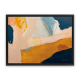 Shop Golden Gate Canvas Art Print-Abstract, Blue, Horizontal, Orange, Rectangle, View All, WA-framed wall decor artwork