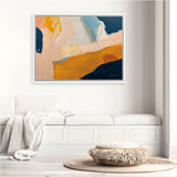 Shop Golden Gate Canvas Art Print-Abstract, Blue, Horizontal, Orange, Rectangle, View All, WA-framed wall decor artwork