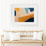 Shop Golden Gate Art Print-Abstract, Blue, Horizontal, Orange, Rectangle, View All, WA-framed painted poster wall decor artwork
