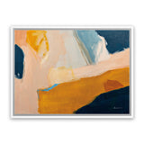 Shop Golden Gate Canvas Art Print-Abstract, Blue, Horizontal, Orange, Rectangle, View All, WA-framed wall decor artwork