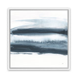 Shop Waterway Minimalism I (Square) Canvas Art Print-Abstract, Blue, Square, View All, WA-framed wall decor artwork