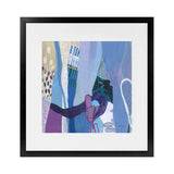 Shop Periwinkle (Square) Art Print-Abstract, Purple, Square, View All, WA-framed painted poster wall decor artwork