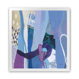 Shop Periwinkle (Square) Art Print-Abstract, Purple, Square, View All, WA-framed painted poster wall decor artwork