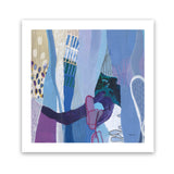 Shop Periwinkle (Square) Art Print-Abstract, Purple, Square, View All, WA-framed painted poster wall decor artwork