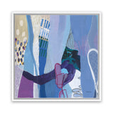 Shop Periwinkle (Square) Canvas Art Print-Abstract, Purple, Square, View All, WA-framed wall decor artwork