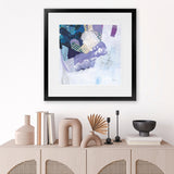 Shop Abstract Layers II Purple (Square) Art Print-Abstract, Purple, Square, View All, WA-framed painted poster wall decor artwork
