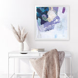 Shop Abstract Layers II Purple (Square) Art Print-Abstract, Purple, Square, View All, WA-framed painted poster wall decor artwork