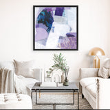 Shop Abstract Layers III Purple (Square) Canvas Art Print-Abstract, Purple, Square, View All, WA-framed wall decor artwork
