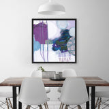 Shop Abstract Layers IV Purple (Square) Canvas Art Print-Abstract, Purple, Square, View All, WA-framed wall decor artwork
