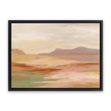 Shop Desert Hues Canvas Art Print-Abstract, Horizontal, Orange, Rectangle, View All, WA-framed wall decor artwork