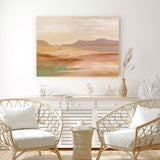 Shop Desert Hues Canvas Art Print-Abstract, Horizontal, Orange, Rectangle, View All, WA-framed wall decor artwork