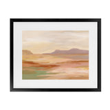 Shop Desert Hues Art Print-Abstract, Horizontal, Orange, Rectangle, View All, WA-framed painted poster wall decor artwork
