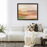 Shop Desert Hues Art Print-Abstract, Horizontal, Orange, Rectangle, View All, WA-framed painted poster wall decor artwork