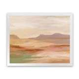 Shop Desert Hues Art Print-Abstract, Horizontal, Orange, Rectangle, View All, WA-framed painted poster wall decor artwork