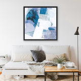 Shop Abstract Layers III Blue (Square) Canvas Art Print-Abstract, Blue, Purple, Square, View All, WA-framed wall decor artwork