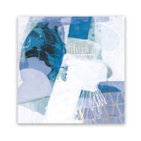 Shop Abstract Layers III Blue (Square) Art Print-Abstract, Blue, Purple, Square, View All, WA-framed painted poster wall decor artwork