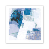 Shop Abstract Layers III Blue (Square) Art Print-Abstract, Blue, Purple, Square, View All, WA-framed painted poster wall decor artwork