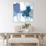 Shop Abstract Layers IV Blue (Square) Canvas Art Print-Abstract, Blue, Purple, Square, View All, WA-framed wall decor artwork