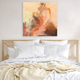 Shop Abstract Layers II Sunrise (Square) Canvas Art Print-Abstract, Orange, Square, View All, WA-framed wall decor artwork