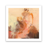 Shop Abstract Layers II Sunrise (Square) Art Print-Abstract, Orange, Square, View All, WA-framed painted poster wall decor artwork