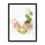 Shop Palette of Spring I Canvas Art Print-Abstract, Green, Portrait, Rectangle, View All, WA, White-framed wall decor artwork
