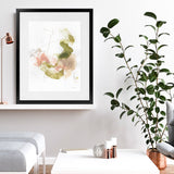 Shop Palette of Spring I Art Print-Abstract, Green, Portrait, Rectangle, View All, WA, White-framed painted poster wall decor artwork
