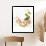 Shop Palette of Spring I Art Print-Abstract, Green, Portrait, Rectangle, View All, WA, White-framed painted poster wall decor artwork