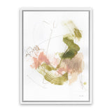 Shop Palette of Spring I Canvas Art Print-Abstract, Green, Portrait, Rectangle, View All, WA, White-framed wall decor artwork