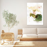 Shop Palette of Spring II Canvas Art Print-Abstract, Green, Portrait, Rectangle, View All, WA-framed wall decor artwork
