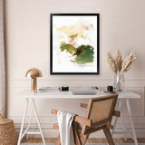 Shop Palette of Spring II Art Print-Abstract, Green, Portrait, Rectangle, View All, WA-framed painted poster wall decor artwork