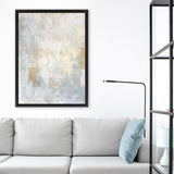 Shop Afternoon IV Canvas Art Print-Abstract, Grey, Portrait, Rectangle, View All, WA-framed wall decor artwork