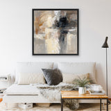 Shop Wings (Square) Canvas Art Print-Abstract, Black, Grey, Square, View All, WA-framed wall decor artwork