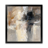 Shop Wings (Square) Art Print-Abstract, Black, Grey, Square, View All, WA-framed painted poster wall decor artwork