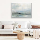 Shop Dreams of the Ocean Canvas Art Print-Abstract, Green, Horizontal, Rectangle, View All, WA-framed wall decor artwork