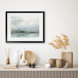 Shop Dreams of the Ocean Art Print-Abstract, Green, Horizontal, Rectangle, View All, WA-framed painted poster wall decor artwork