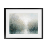 Shop Still Morning Art Print-Abstract, Green, Horizontal, Rectangle, View All, WA-framed painted poster wall decor artwork