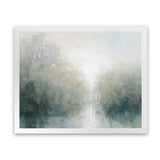 Shop Still Morning Art Print-Abstract, Green, Horizontal, Rectangle, View All, WA-framed painted poster wall decor artwork